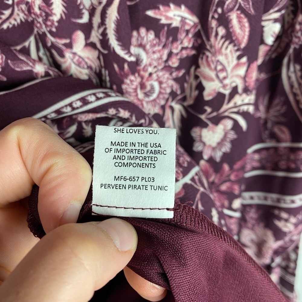 Show Me Your Mumu Perveen Pink Pirate Tunic Top S - Picture 7 of 8